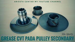 Cara Pemakaian Grease atau Gemuk CVT yang Baik amp Benar Pada Pulley Secondary Tutorial Lengkap [upl. by Werdn395]