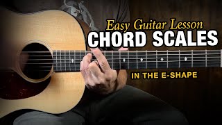 Easy EShaped Chord Scale for Beginner Guitarists [upl. by Biondo179]