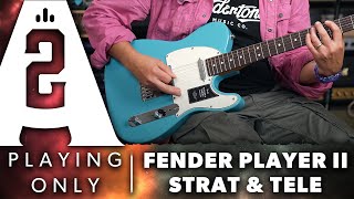 Fender Player II Stratocaster amp Telecaster  Playing Only Demo [upl. by Cozza]