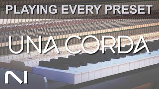 Playing Every Una Corda Preset  Native Instruments Demo komplete unacorda nativeinstruments [upl. by Kilgore382]