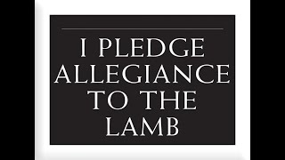 I Pledge Allegiance To The Lamb A Christian contemporary music video [upl. by Eisset]