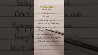 SugarCrash  ElyOtto Lyrics Music 2021 ♫ [upl. by Vanhook]