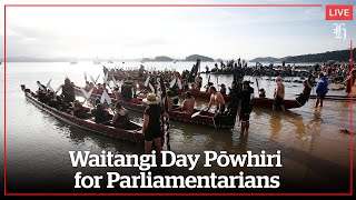 Waitangi Day Pōwhiri for Parliamentarians  nzheraldconz [upl. by Feriga978]