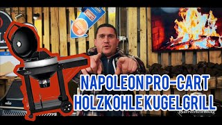 Napoleon PROCART Holzkohle Kugelgrill [upl. by Ahsiek]