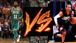 Kyire Irving crossovers vs Allen Iverson crossovers [upl. by Parris]