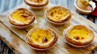 How to Make Portuguese Custard Egg Tarts  超好吃的葡式蛋挞  Pastéis de Nata 89 [upl. by Hershel]