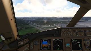 London Heathrow Approach  PMDG 777300er [upl. by Anilef]