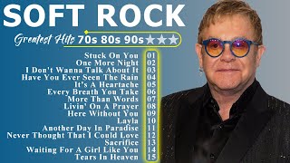 Soft Rock Hits 70s 80s 90s  Lionel Richie Rod Stewart Phil Collins Bee Gees Lobo [upl. by Elyc]