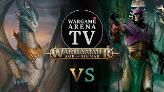 Age of Sigmar Stormcast Eternals VS Ossiarch Bonereapers [upl. by Leemaj143]