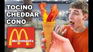 🍔PIDIENDO COMIDAS RARAS en McDonald´s EP 3🍦 Comidas rapidas [upl. by Thompson]