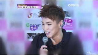 110104 SHINee Key speaks fluent Japanese  SHINee 1st Concert in Seoul press conference [upl. by Beauvais]