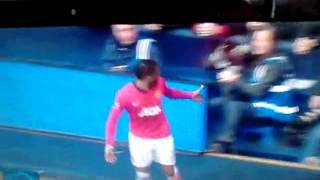 Evra gets his arse grabbed by fan [upl. by Berey]