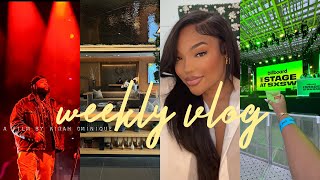 WEEKLY VLOG REBRANDING  WORKING W BILLBOARD  FLAWLESS MAKEUP ROUTINE  PARTYNEXTDOOR amp MORE [upl. by Enyaj]