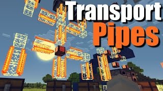 Transport Pipes  Spigot  Bukkit Plugin  HD [upl. by Docila449]