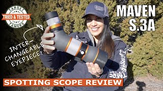 Maven S3A Spotting Scope Review Tested Birding Hunting amp Target Shooting [upl. by Uella]