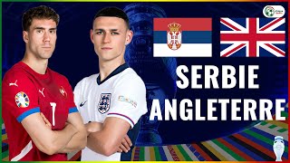 🛑SERBIE  ANGLETERRE LIVE  DUSAN VLAHOVIC VS PHIL FODEN  EURO 2024🛑 [upl. by Nastassia243]