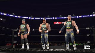 WWE 2K22 The Gunn Club Billy Colten amp Austin Gunn Entrance Signatures Finishers amp Victory Motion [upl. by Travus]