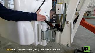 EasyLift 10148AJ emergency controls [upl. by Bunns906]