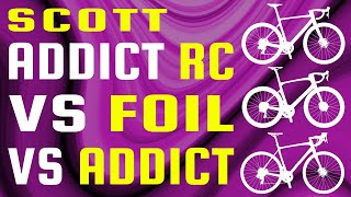 SCOTT ADDICT RC vs FOIL vs ADDICT  COMPARED  BIKOTIC [upl. by Iadam]