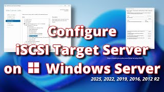 Configure iSCSI Target Server on Windows Server [upl. by Aneis]