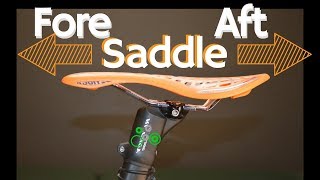 How to set Saddle Fore Aft  Bike Fit Tip [upl. by Schafer]