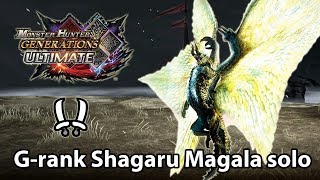 MHGU  Grank Shagaru Magala solo Valor Dual Blades  440 [upl. by Bej]