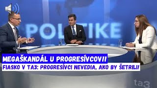 MEGAŠKANDÁL U PROGRESÍVCOVFIASKO v TA3 Progresívci nevedia ako by šetrili [upl. by Leventhal]