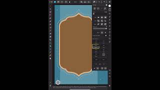 Banner Design in Affinity Designer 25 on iPad affinity affinitydesigner vectorillustrator [upl. by Eedak]