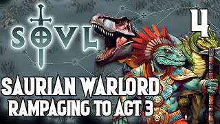 Act 3  Saurian Warlord 4 SOVL  Difficulty 7  Warhammer Tabletop Roguelike [upl. by Arnulfo]