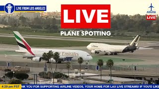 🔴LIVE Airport Streaming at LAX with EXCLUSIVE VIEWS from the H Hotel [upl. by Trueblood]