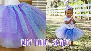 HOW TO MAKE AN EASY TUTU SKIRT  Simply Dovie [upl. by Arag812]