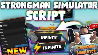 UPDATED Strongman Simulator Script PASTEBIN 2024 AUTOFARM REDEEM CODES SPEED AUTO REBIRTH [upl. by Aoniak425]