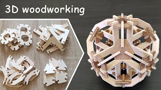 3D woodworking scroll saw project [upl. by Einial]