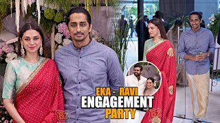 Aditi Rao Hydari amp Siddharth Arrives At Eka Lakhani And Ravi Bhagchandka Engagement Party [upl. by Darce176]