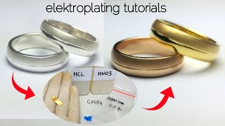 how to make gold solution  silver gold and rose gold plated [upl. by Delbert742]