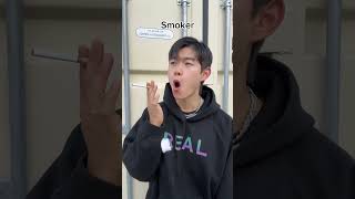 Normal vs Smoker tiktok beatbox [upl. by Sirahc]