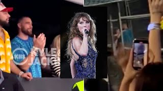 Travis Kelce KISSES Taylor Swift Rocks Friendship Bracelets at Eras Tour Sydney [upl. by Irah]