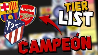 TIERLIST ¿¿QUE EQUIPO SERÁ CAMPEÓN DE CHAMPIONS 2324  Futbol [upl. by Beeck]