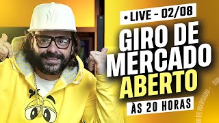 GIRO DE MERCADO  AO VIVO 20H  FIMATHE [upl. by Eiramacissej187]