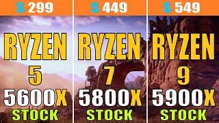 RYZEN 5 5600X vs RYZEN 7 5800X vs RYZEN 9 5900X  RTX 3080  PC GAMES TEST [upl. by Alithia]