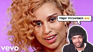 Major throwback 😛😁 RAYE Mabel Stefflon Don  Cigarette Reaction [upl. by Imoan691]