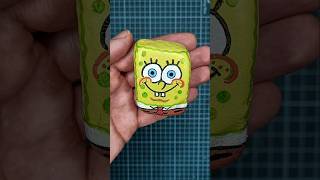 PINTO A BOB ESPONJA 🧽 EN UNA PIEDRA 🪨 [upl. by Anala645]