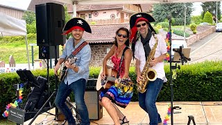 Private Covers trio en pirates Marathon des vignobles Alsace Scharrachbergheim Medley déguisements [upl. by Clyve]