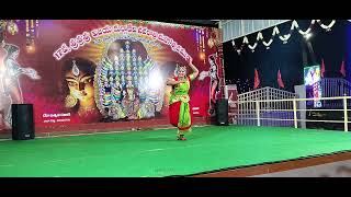 Muddugare Yeshoda song by Satwika Rejeti at Devi Park Babametta Vizianagaram [upl. by Eceinal]