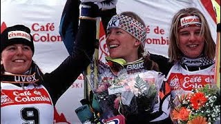 Urška Hrovat wins slalom Crans Montana 1998 [upl. by Celle]