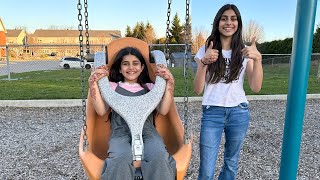 Deema teach Safety Rules at the Playground with Sally [upl. by Ajroj207]