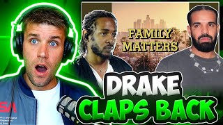 THIS IS BRUTAL  Rapper Reacts to Drake  Family Matters Kendrick Lamar Diss REACTION [upl. by Annaeiluj]