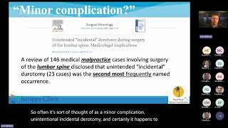 Spinal Fluid Leak Management  Hani Malone MD on March 11 2024 [upl. by Nahtanoj779]