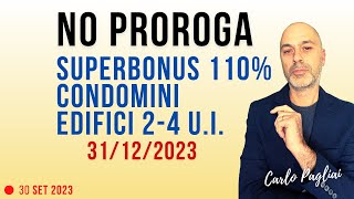 Superbonus 110 entro 3112 esclusa Proroga e Pagamenti anticipati [upl. by Kelsi]