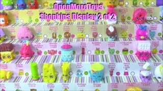 How To Make A Shopkins Display Shopkins Season 1 2 pack 5 and 12 pack Opening Part 2 [upl. by Albright]